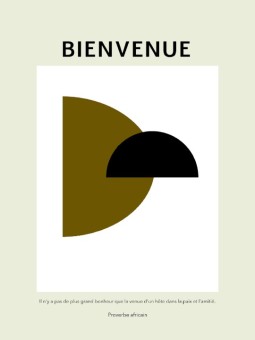 Poster - Bienvenue Art