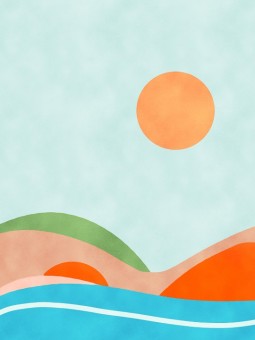 Poster - Orange Fall
