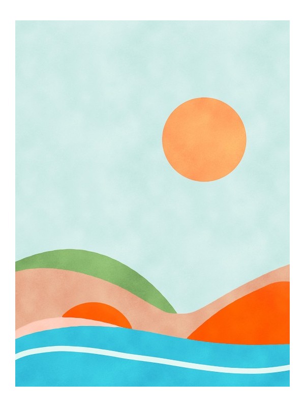 Poster - Orange Fall
