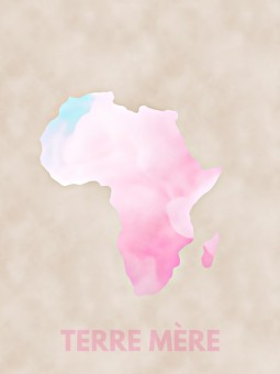 Affiche - Africa terre mère - Affiches | Oueso - Art Afro Contemporain