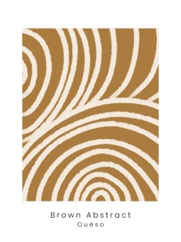 Affiche - Brown Abstract