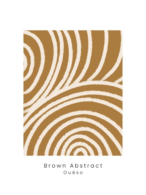 Affiche - Brown Abstract Affiche - Brown Abstract