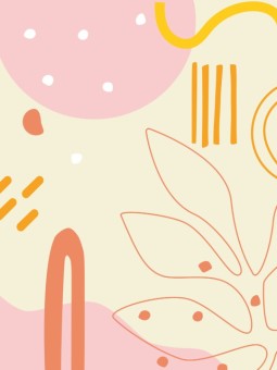 Poster - Desert flower Orange