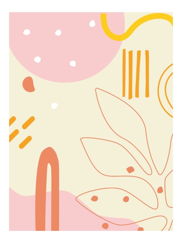 Affiche - Desert flower Orange