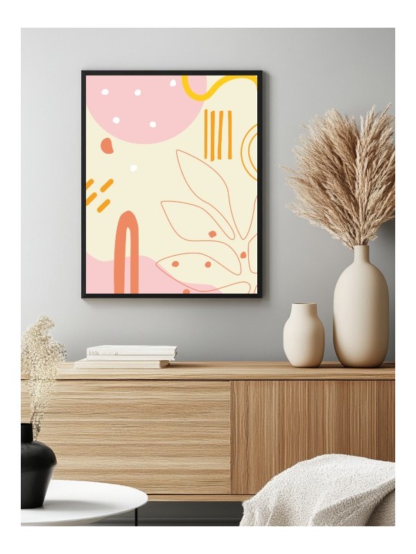 Affiche - Desert flower Orange