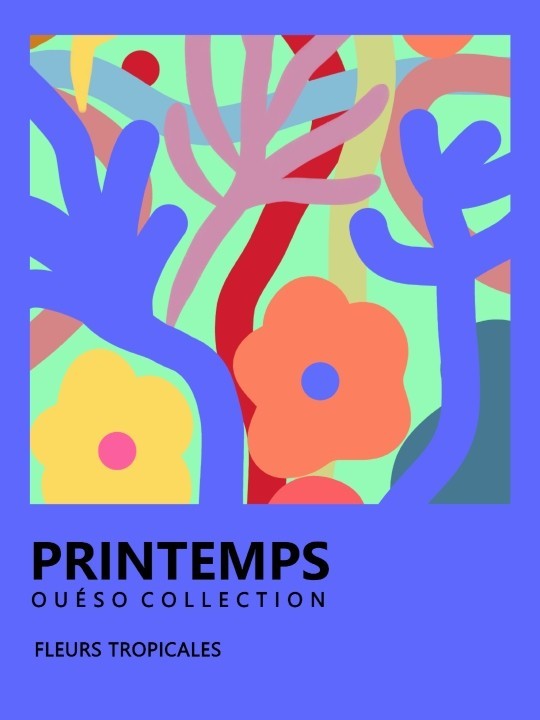 Poster - Fleurs Tropicales-Posters-OUESO