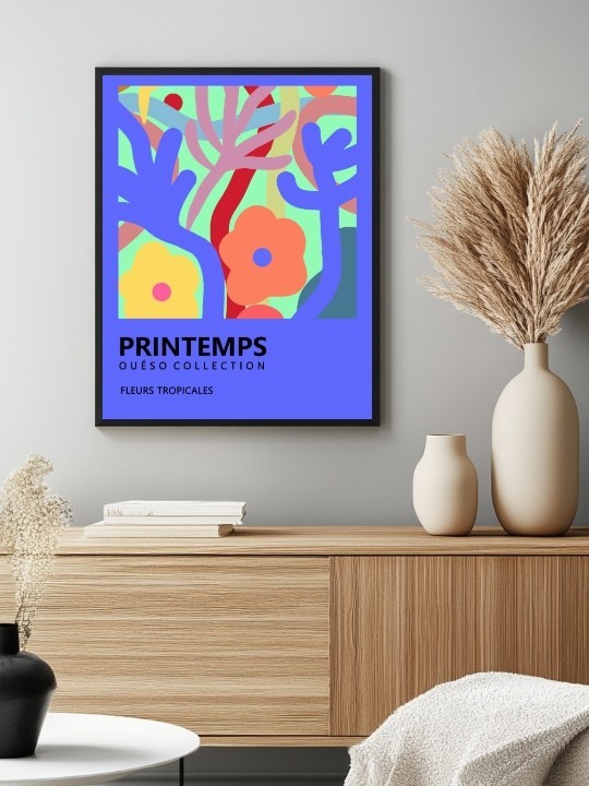 Affiche - Feurs Tropicales-Affiches-OUESO