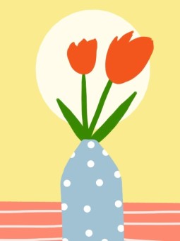 Affiche - Fleurs dagha 2