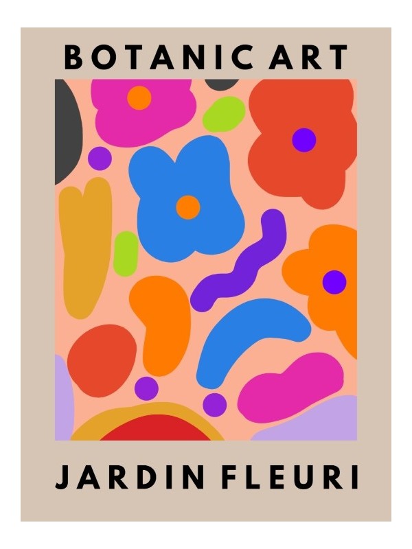 Affiche - Jardin Fleuri