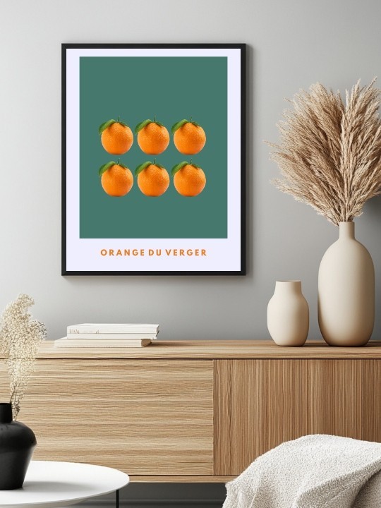 Affiche - Orange du verger Affiche - Orange du verger-Affiches-OUESO