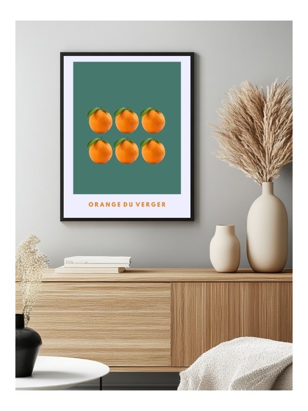 Affiche - Orange du verger Affiche - Orange du verger