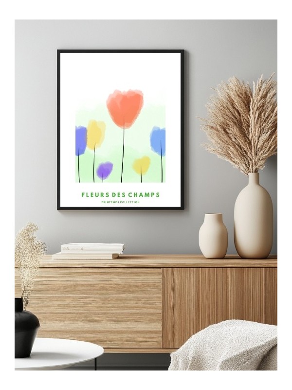 Affiche - Fleurs des champs