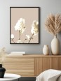 Poster - Flower WHITE - Posters | Oueso - Contemporary Afro Art