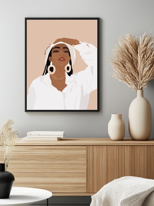 Affiche - Afro Hawa (Estel Memana) Affiche - Afro Hawa (Estel Memana)-Affiches-OUESO