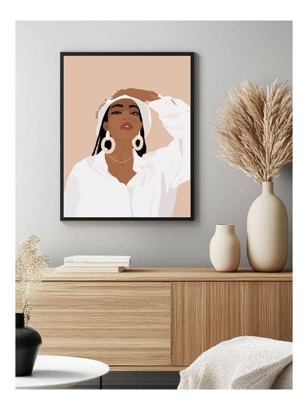 Affiche - Afro Hawa (Estel Memana) Affiche - Afro Hawa (Estel Memana)