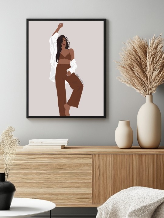 Affiche - AfroRose (Estel Memana)-Affiches-OUESO