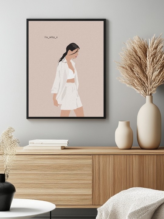 Affiche - Afro Kim (Estel Memana) Affiche - Afro Kim (Estel Memana)-Affiches-OUESO