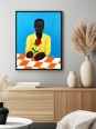 Poster - Afro fille Amoureux (Esther Obiwuru)
