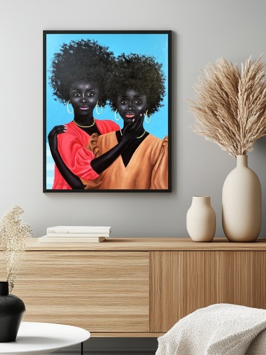 Poster - Afro filles (Esther Obiwuru)-Posters-OUESO