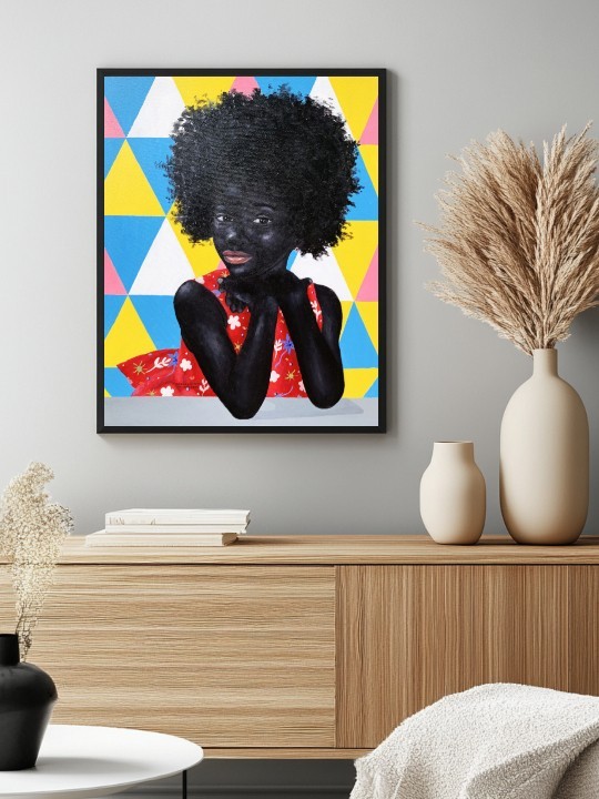 Affiche - Afro Girl (Esther Obiwuru) Affiche - Afro Girl (Esther Obiwuru)-Affiches-OUESO