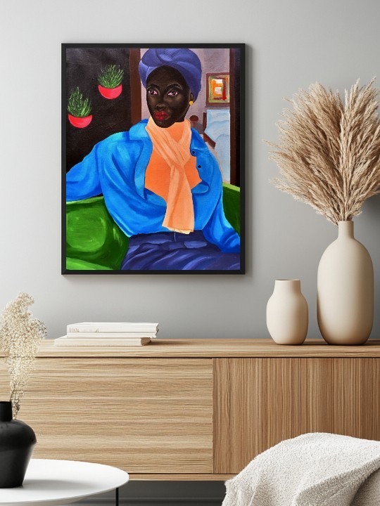 Affiche - Afro FATIM (Olaosun Oluwapelumi) Affiche - Afro FATIM (Olaosun Oluwapelumi)-Affiches-OUESO