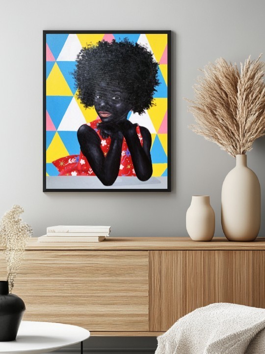 Poster - Afro Fille (Esther Obiwuru)-Accueil-OUESO