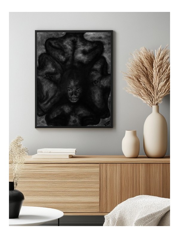 Poster - Afro Fermé (Kina Mosiea)