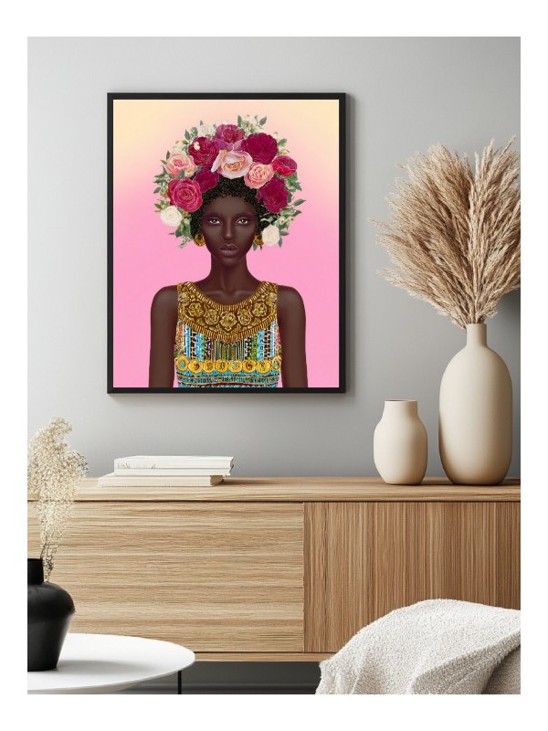 Poster - Afro Flores