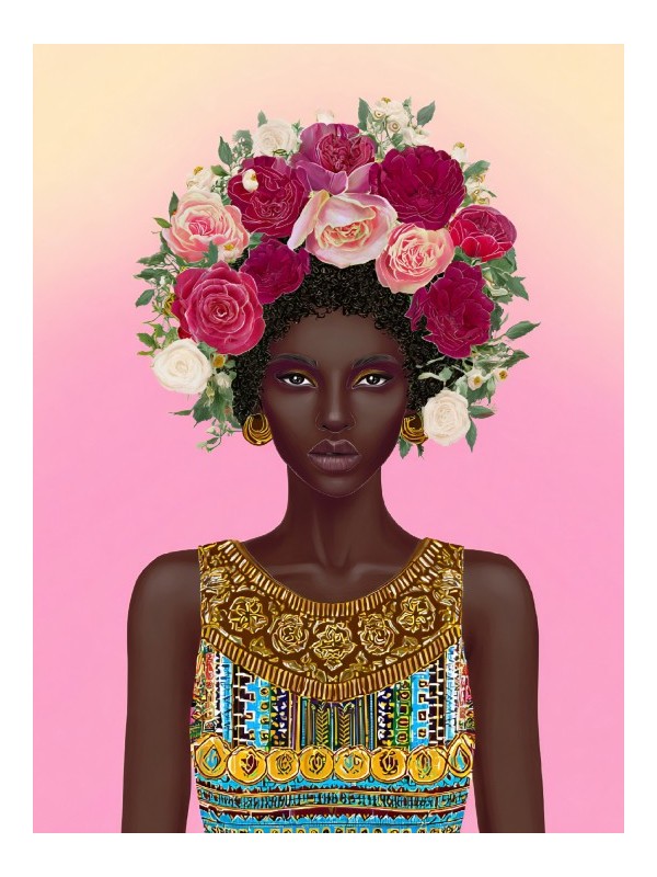 Poster - Afro Flores