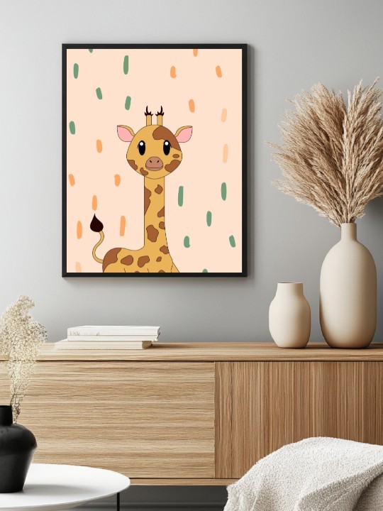 Affiche - Petit Girafe-Accueil-OUESO