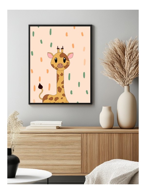 Affiche - Petit Girafe