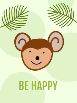 Poster - Be Happy
