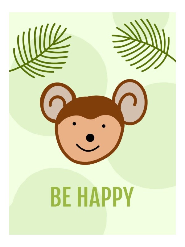 Poster - Be Happy
