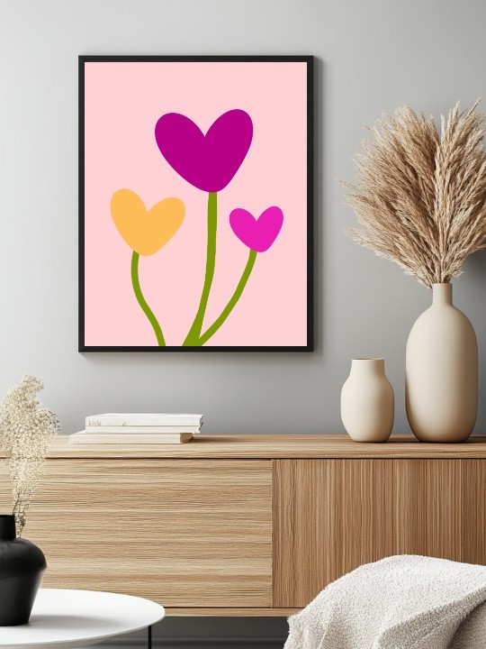 Affiche - Flower LOVE-Posters-OUESO