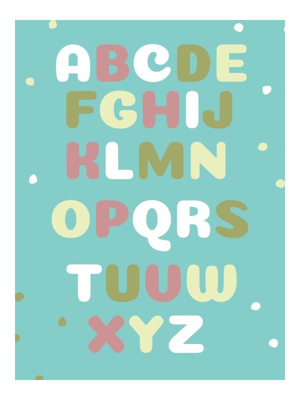 Poster - ALPHABÉTIQUE 1