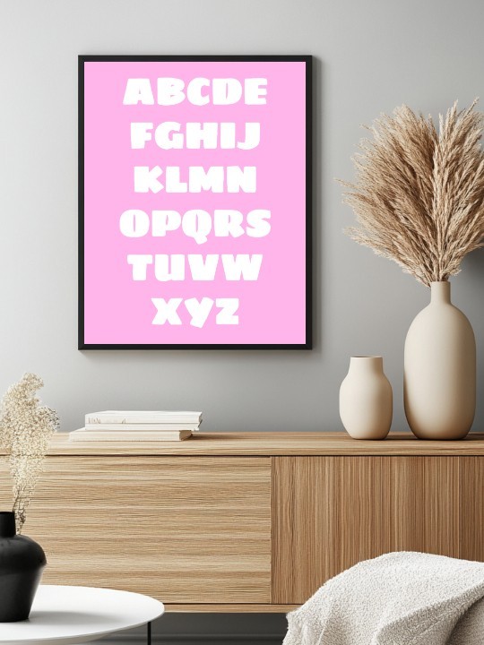Affiche - ALPHABÉTIQUE 4-Affiches-OUESO