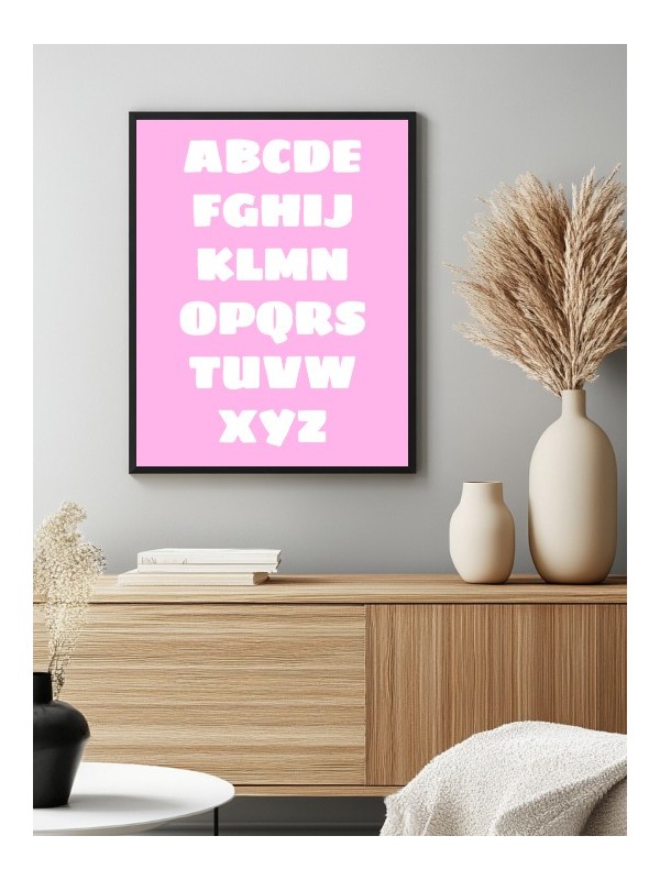 Poster - ALPHABÉTIQUE 4