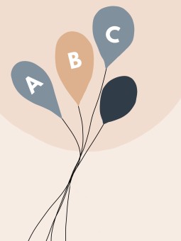 Affiche - Ballon ABC