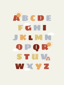 Poster - ALPHABÉTIQUE 5