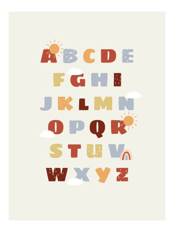 Affiche - ALPHABÉTIQUE 5
