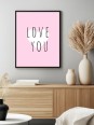 Affiche - Love You LY