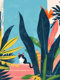 Affiche - Chat