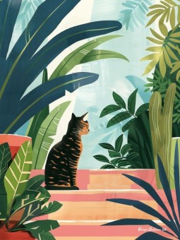 Affiche - Chat noire