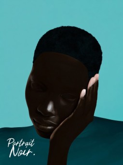 Affiche - Bozi (Portrait Noir) - Accueil | Oueso - Art Afro Contemp...