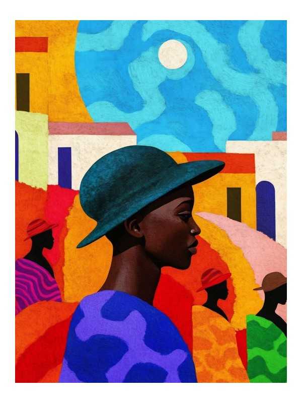 Affiche - Popize - Accueil | Oueso - Art Afro Contemporain