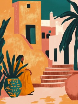 Affiche - Céline - Accueil | Oueso - Art Afro Contemporain