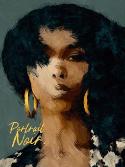 Affiche - Coko (Portrait Noir) - Accueil | Oueso - Art Afro Contemp...