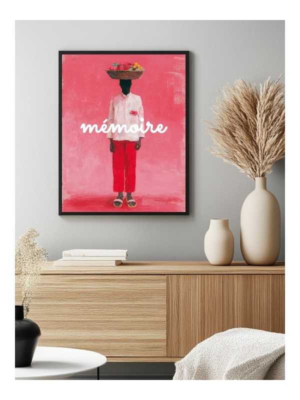 Poster - Mémoire - Accueil | Oueso - Contemporary Afro Art