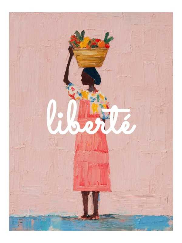Poster - Liberté - Accueil | Oueso - Contemporary Afro Art