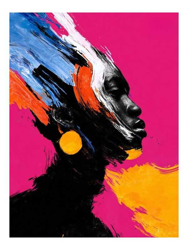 Poster - Mawata - Accueil | Oueso - Contemporary Afro Art